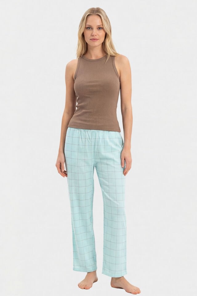 Türen Kadın Dokuma Tek Alt Pantolon