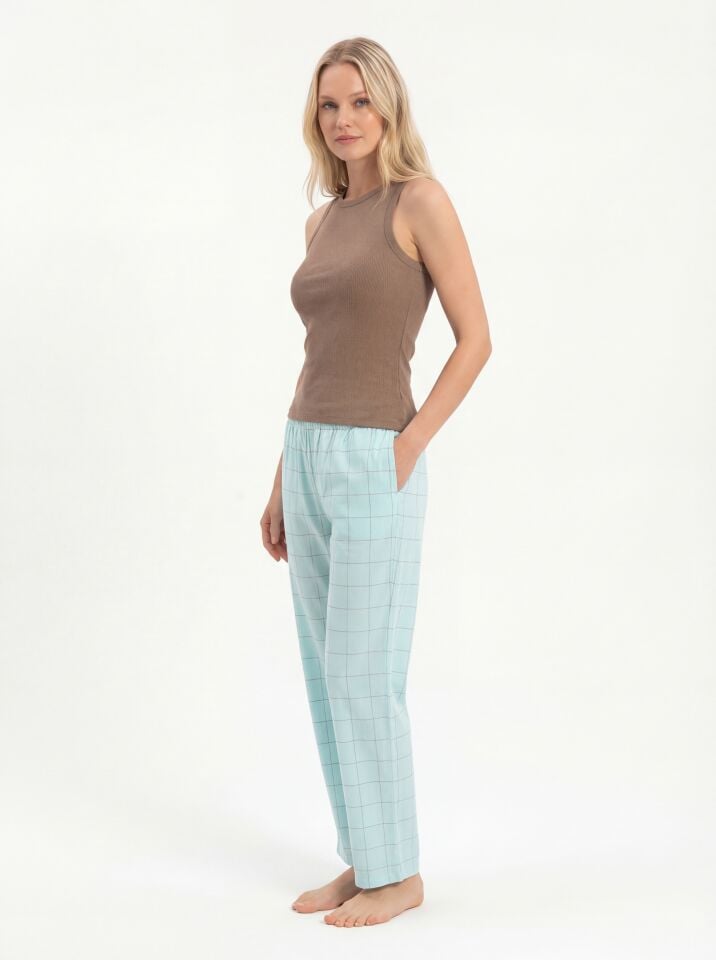 Türen Kadın Dokuma Tek Alt Pantolon