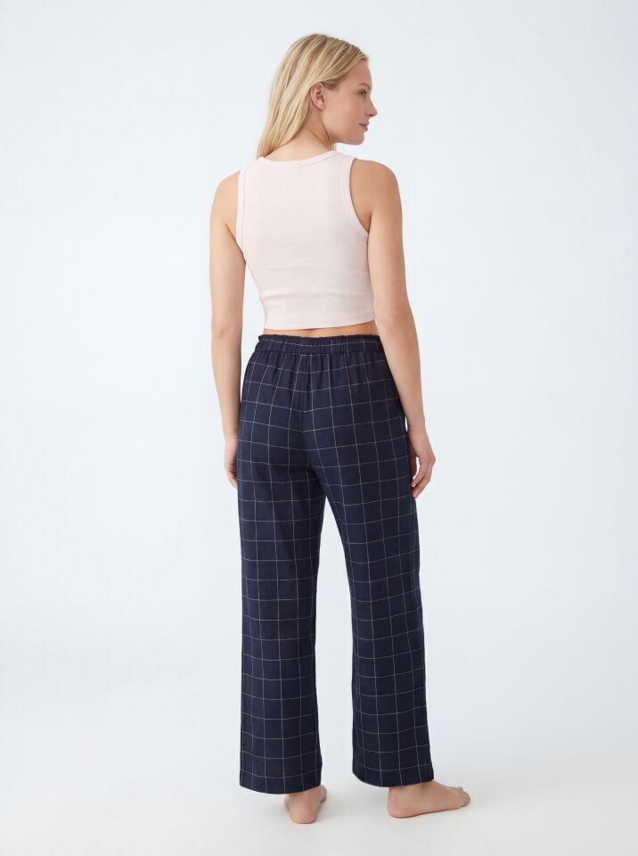 Türen Kadın Dokuma Tek Alt Pantolon