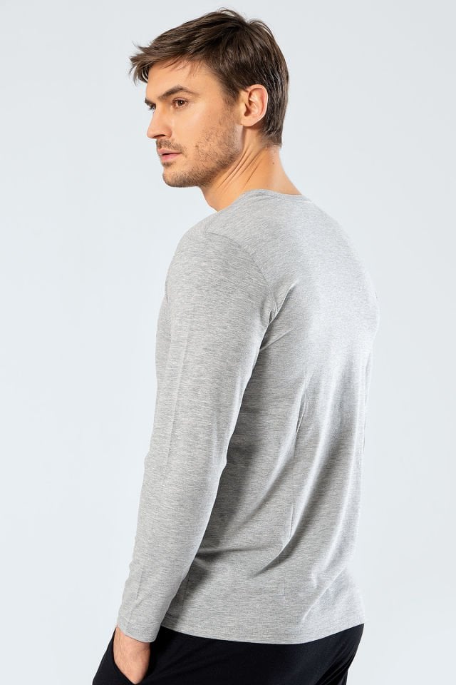 Cacharel Erkek V Yaka Uzun Kollu T-Shirt