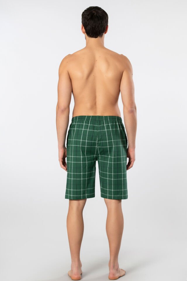 Cacharel Erkek Dokuma Bermuda Tek Alt