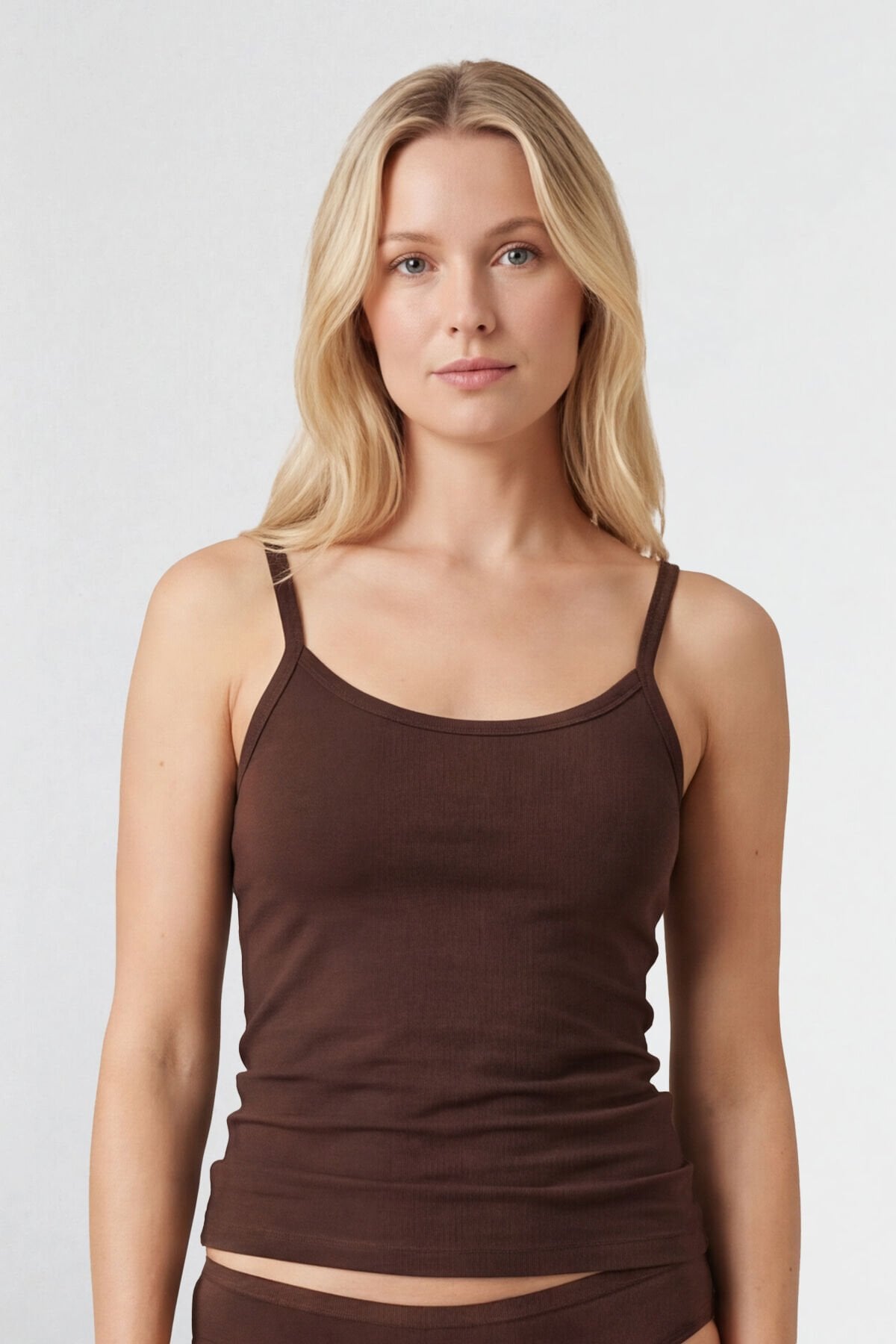 Türen Kadın İp Askili Likralı Pamuklu Atlet