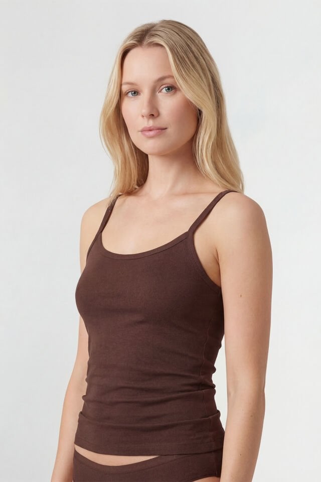 Türen Kadın İp Askili Likralı Pamuklu Atlet