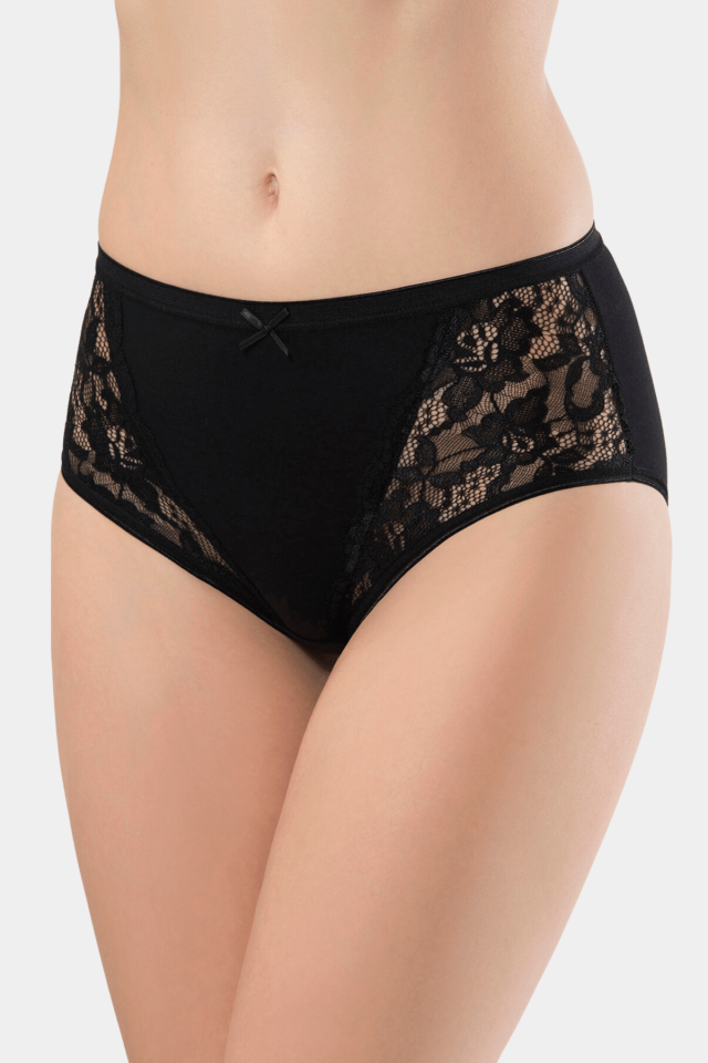 Türen Kadin Likrali Dantelli Külot (2'li Paket)