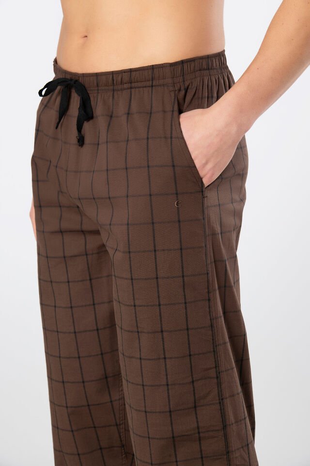 Cacharel Erkek Dokuma Pijama Tek Alt