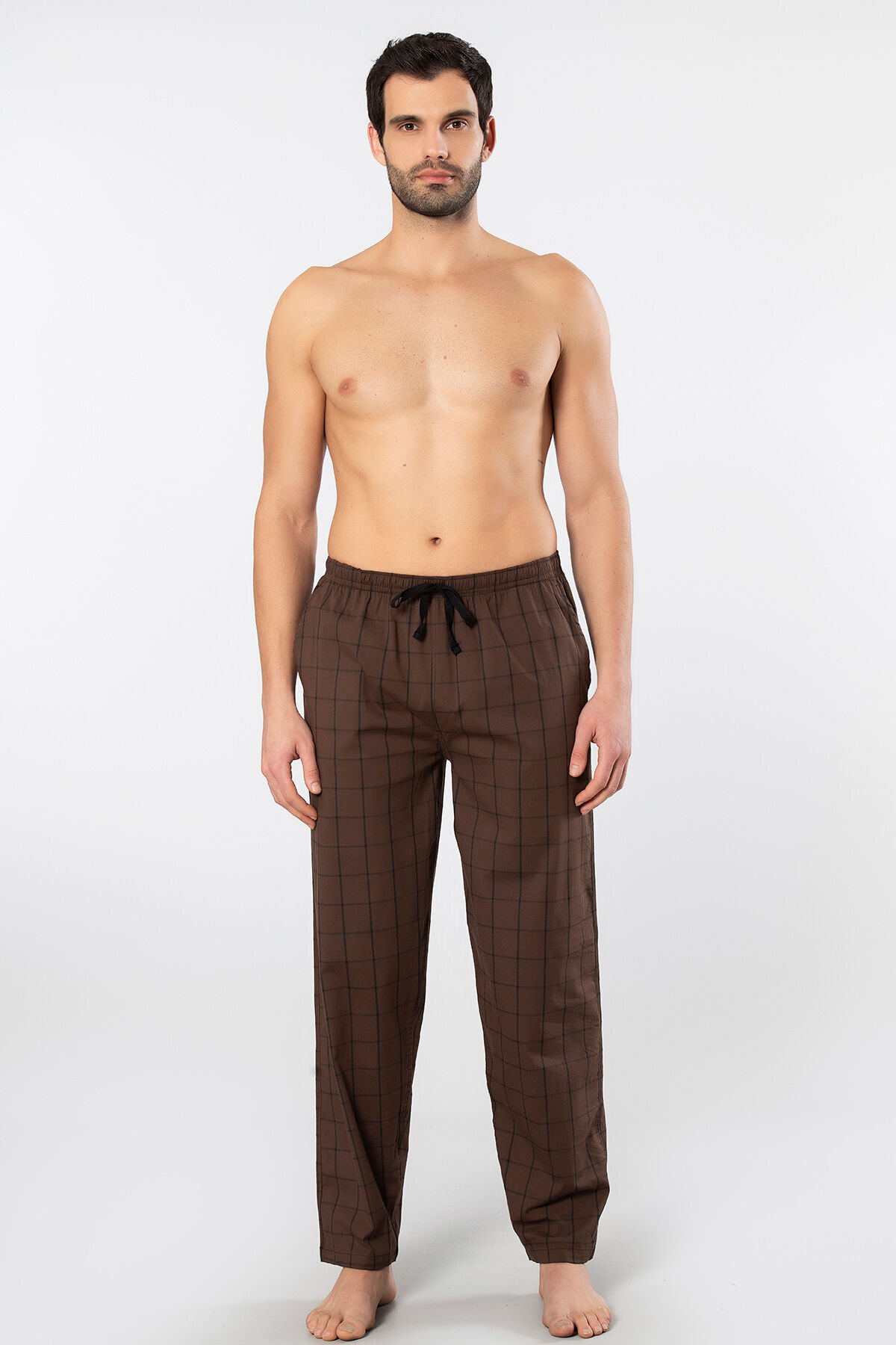 Cacharel Erkek Dokuma Pijama Tek Alt