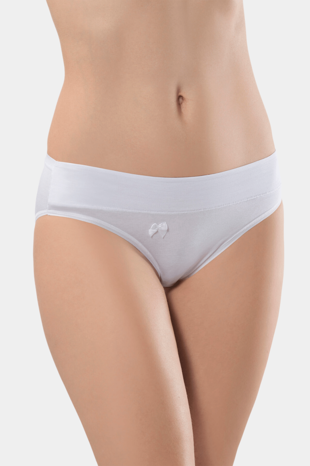 Türen Kadin Beli Lastikli Likrali 2'li Pamuklu Bikini Külot