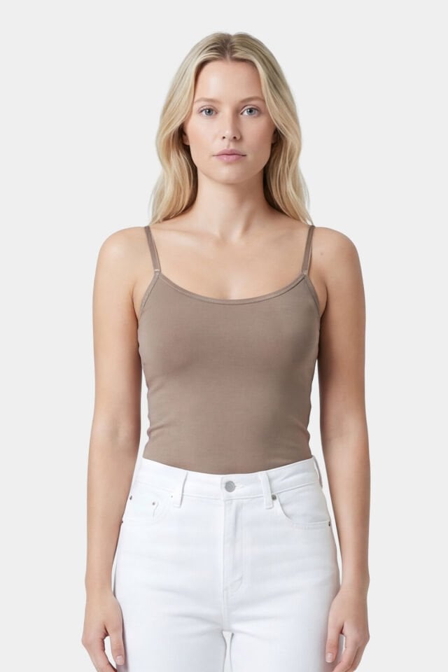 Türen Kadin Ayarlanabilir Ip Askili Pamuklu Atlet