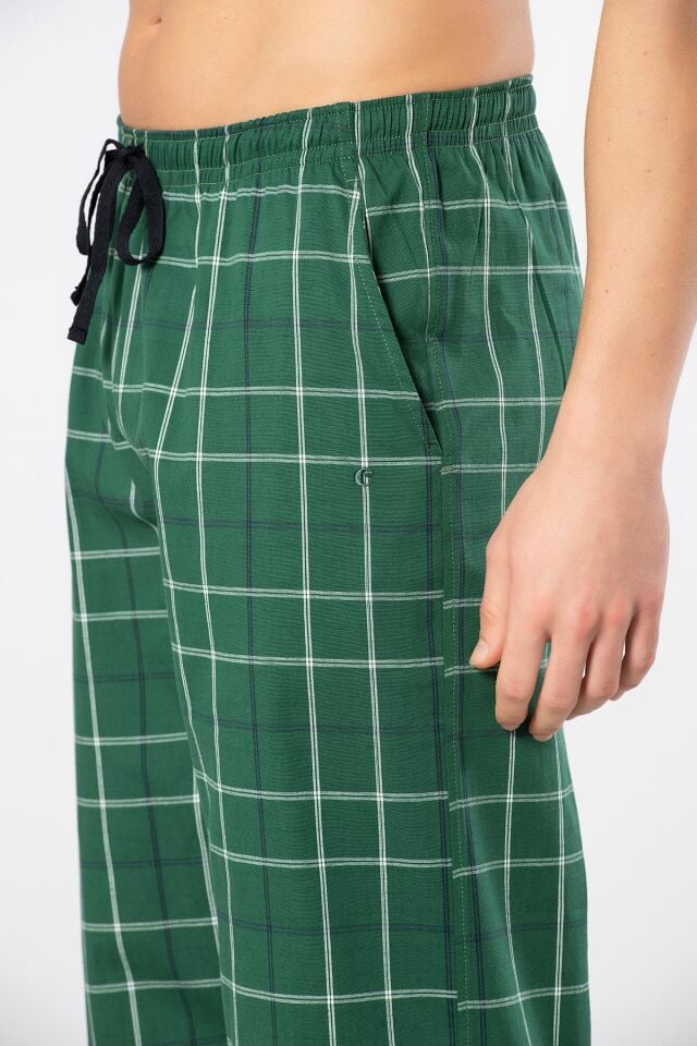 Cacharel Erkek Dokuma Pijama Tek Alt