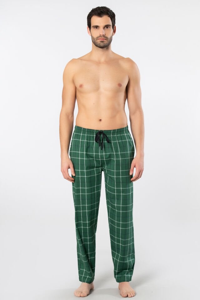 Cacharel Erkek Dokuma Pijama Tek Alt