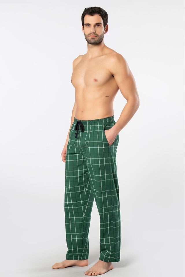 Cacharel Erkek Dokuma Pijama Tek Alt