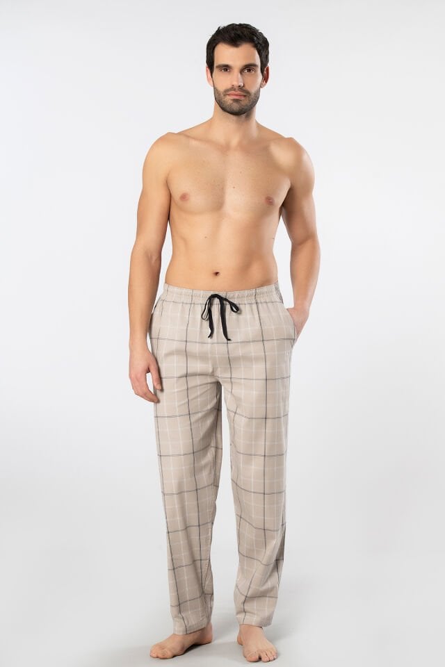 Cacharel Erkek Dokuma Pijama Tek Alt