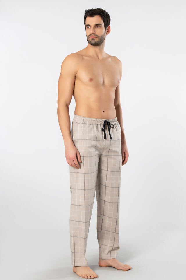 Cacharel Erkek Dokuma Pijama Tek Alt