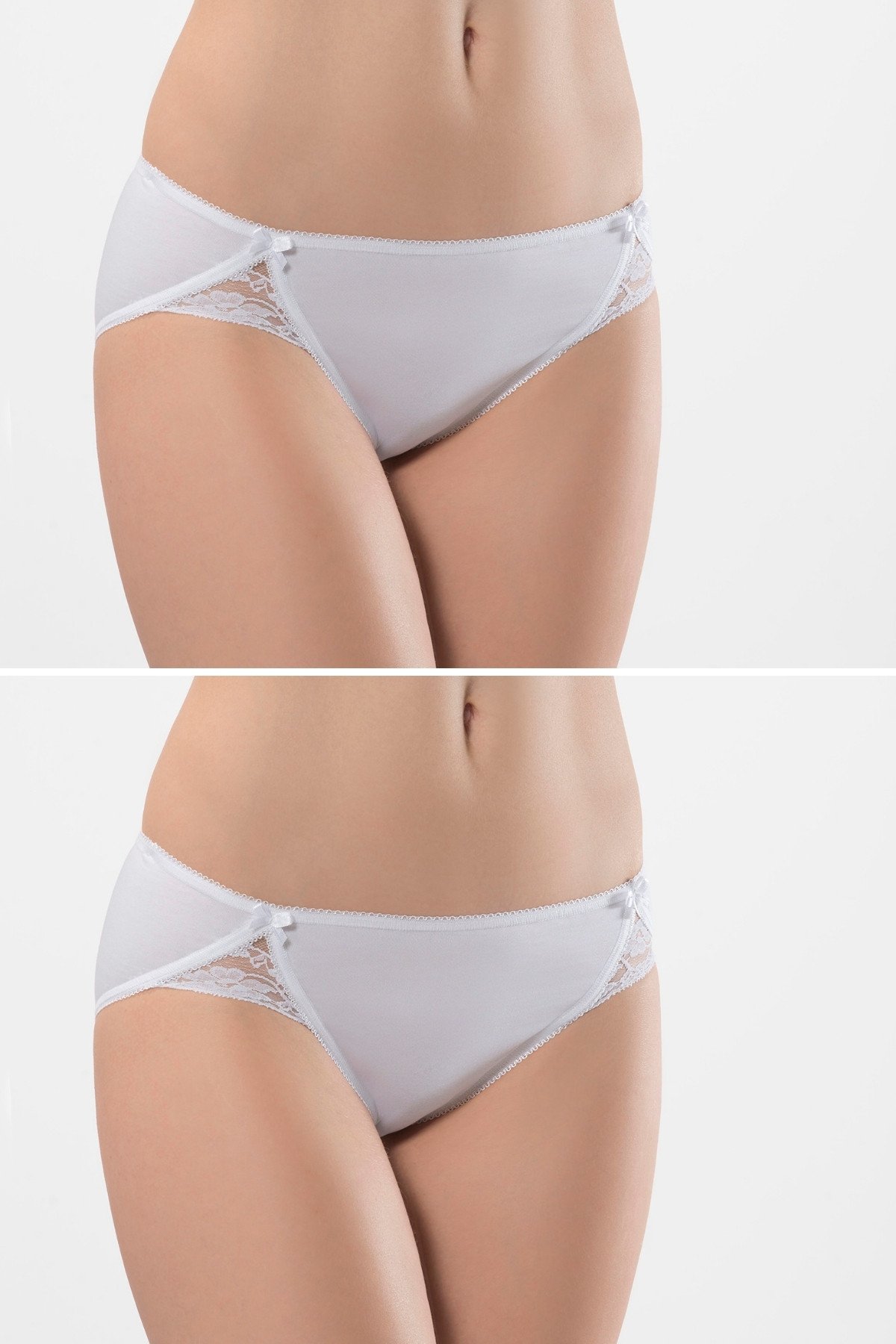 Türen Kadin Likrali Dantelli Bikini (2'li Paket)