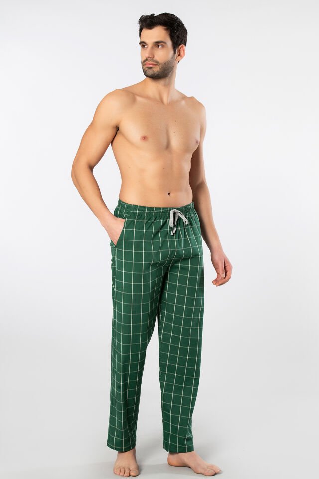 Cacharel Erkek Dokuma Pijama Tek Alt