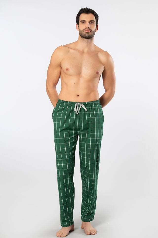 Cacharel Erkek Dokuma Pijama Tek Alt