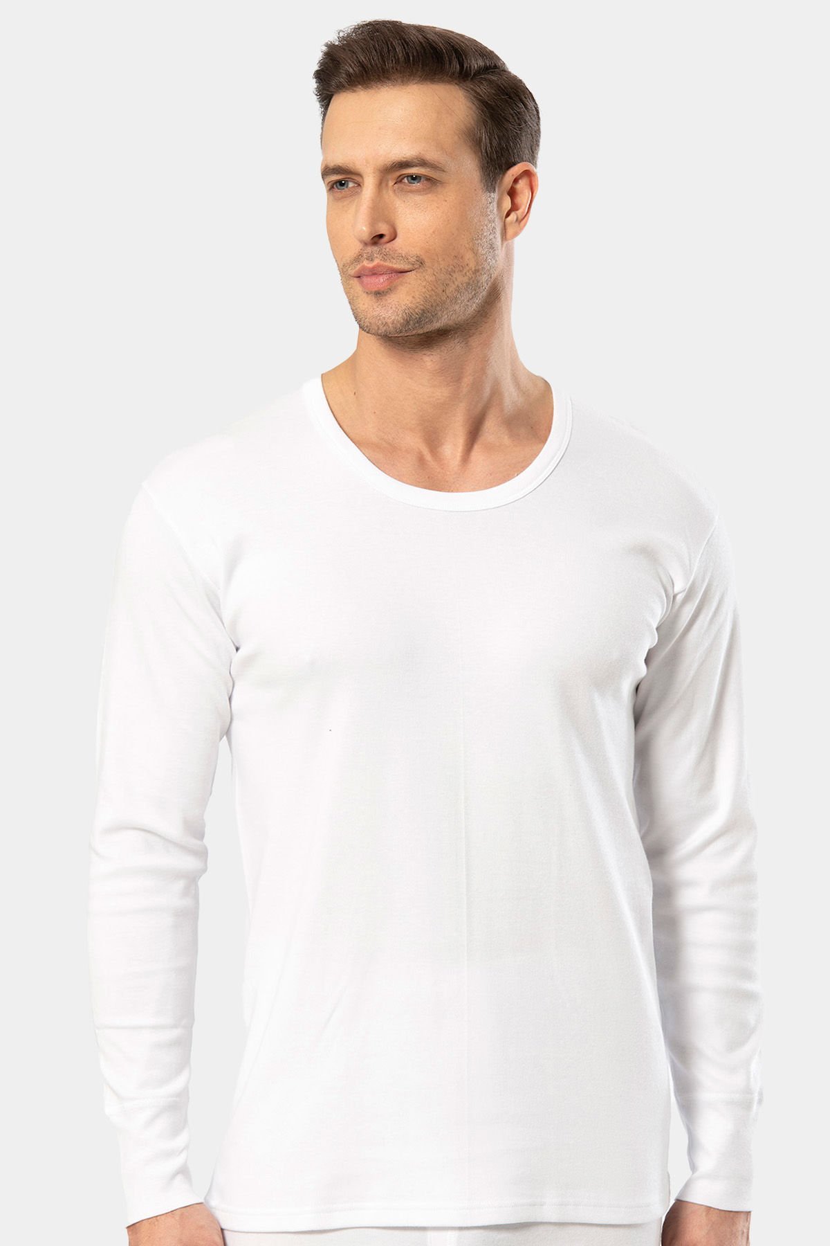 Türen Erkek Interlok Uzun Kollu Fanila