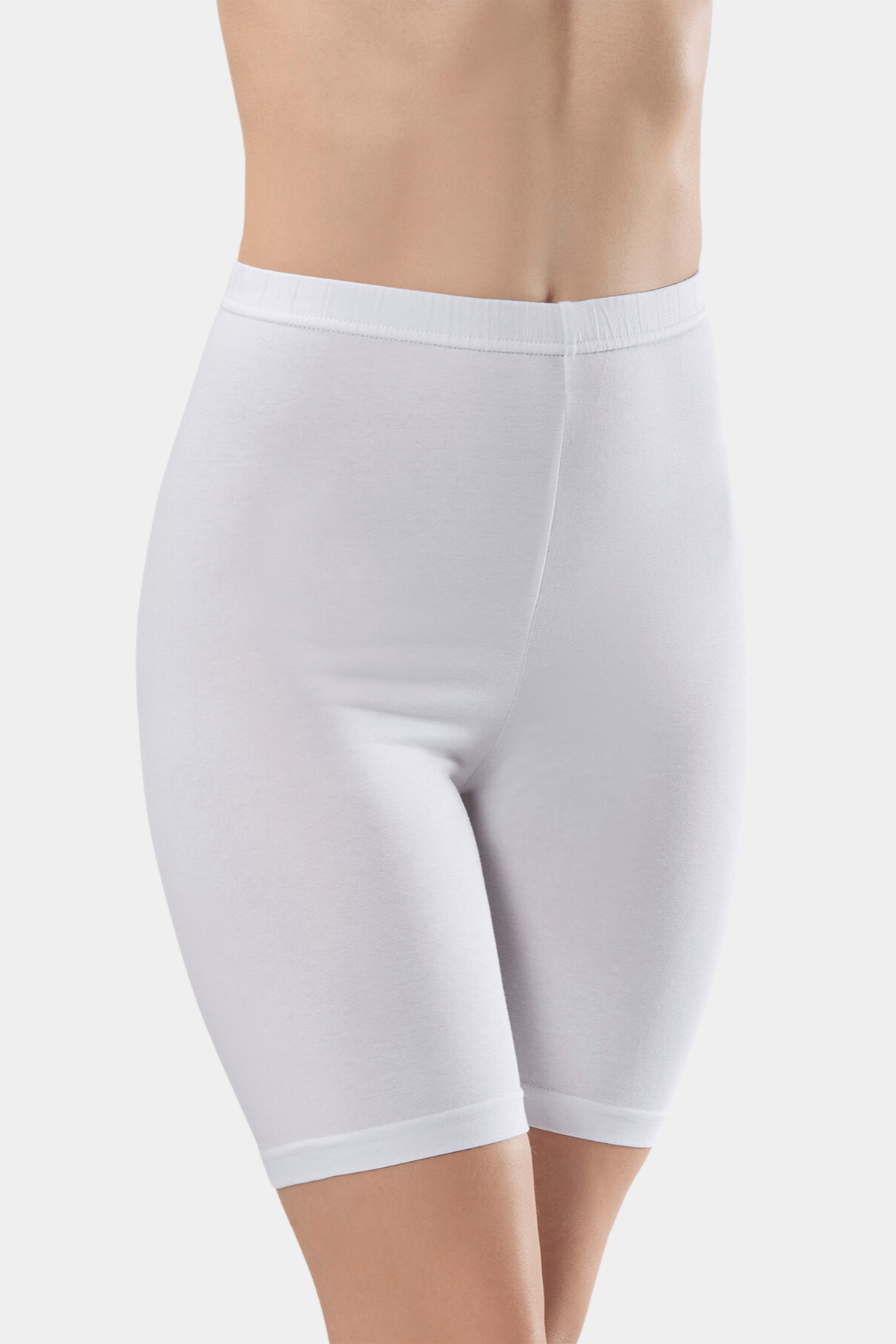 Türen Kadin Basic Pamuklu Likrali Kisa Tayt