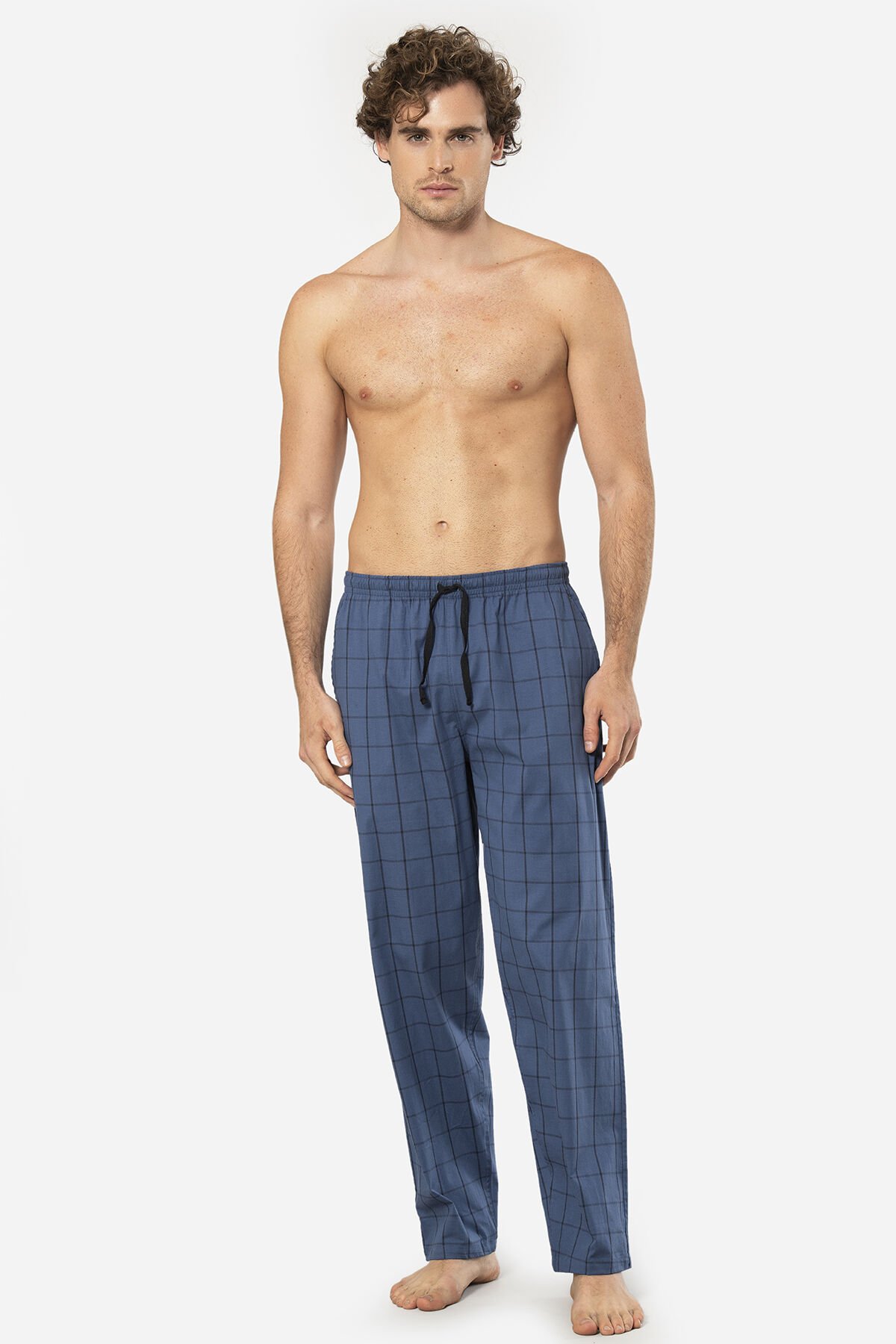 Cacharel Erkek Dokuma Pijama Tek Alt