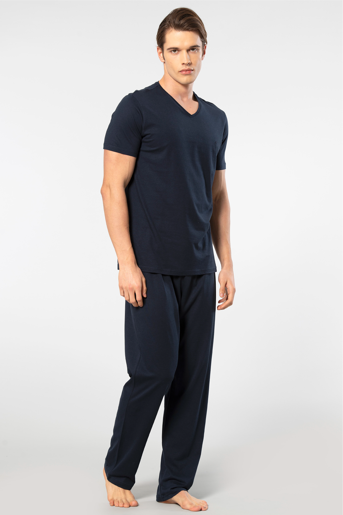 Cacharel Erkek Kısa Kollu Modal Pijama Takımı