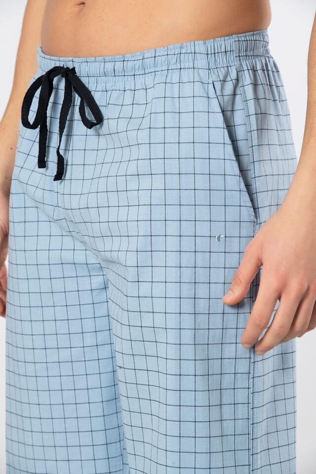 Cacharel Erkek Dokuma Pijama Tek Alt