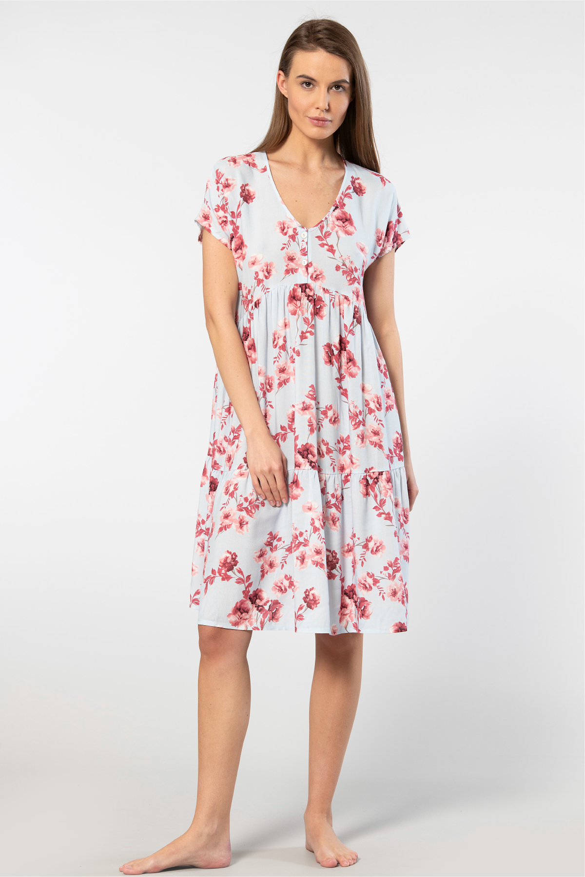 Türen Dokuma Kloş Elbise