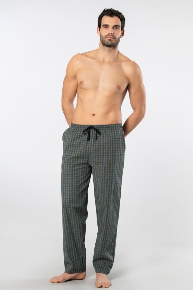 Cacharel Erkek Dokuma Pijama Tek Alt