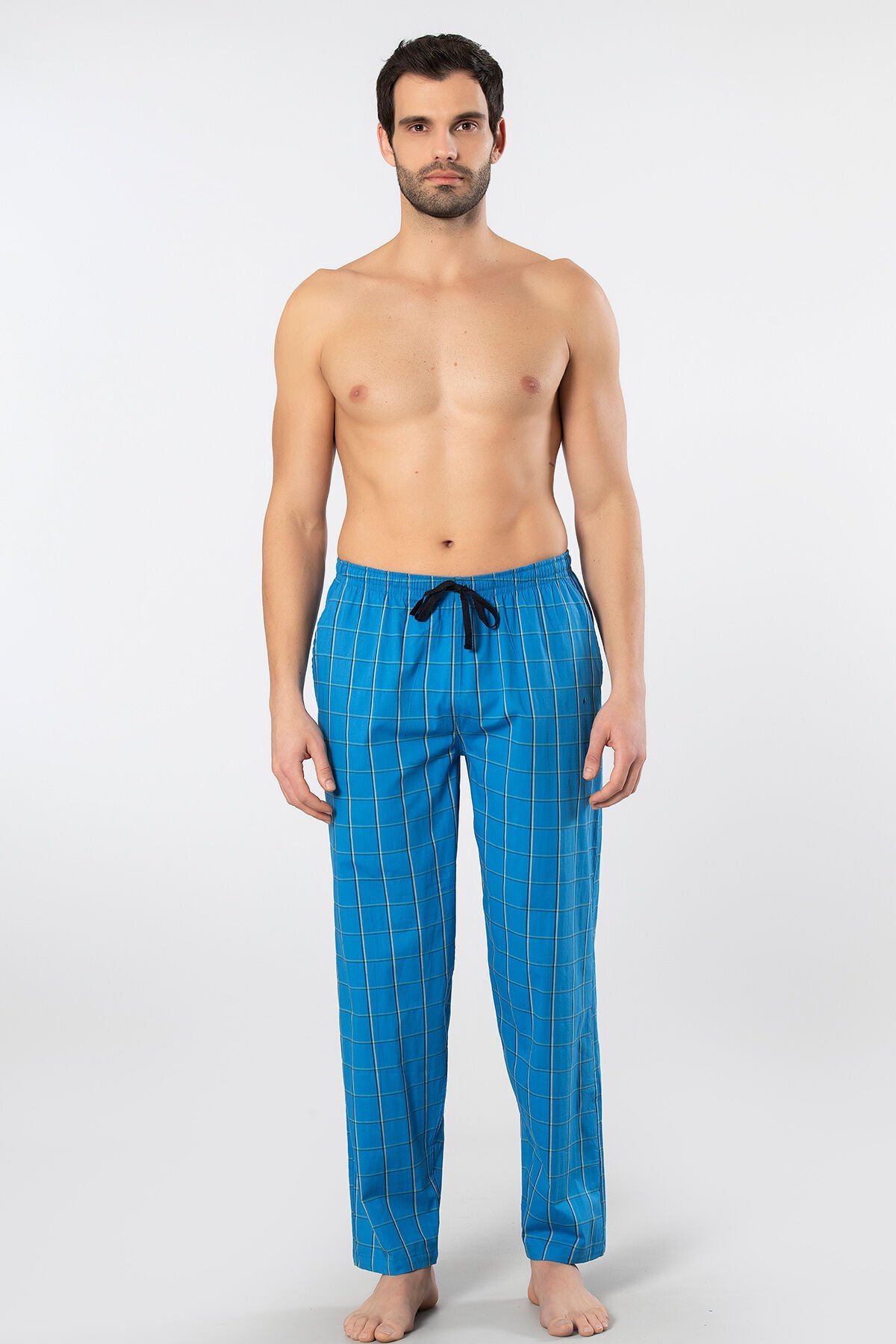 Cacharel Erkek Dokuma Pijama Tek Alt