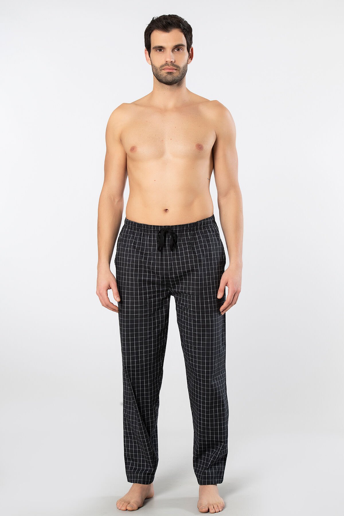 Cacharel Erkek Dokuma Pijama Tek Alt