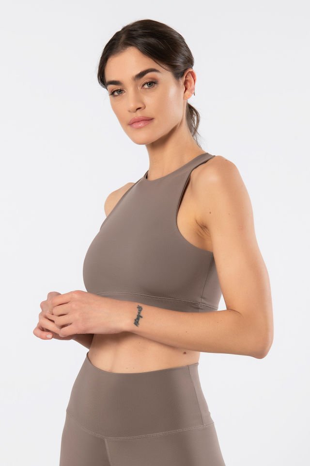 Kadin Halter Yaka Sporcu Büstiyer