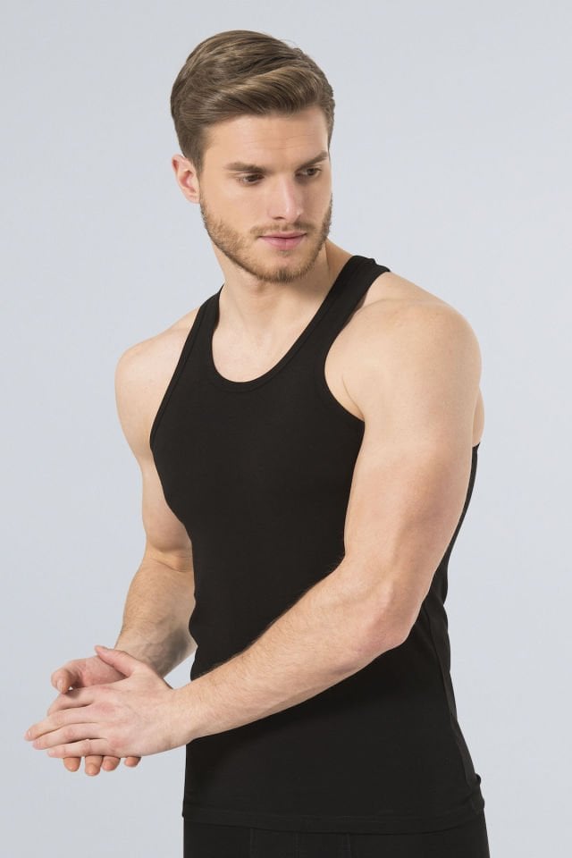Türen Erkek Halter Yaka Likrali Spor Atlet