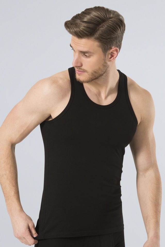 Türen Erkek Halter Yaka Likrali Spor Atlet