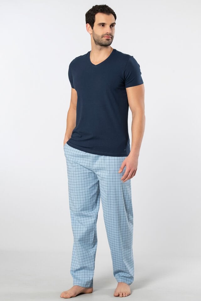 Cacharel Erkek Dokuma Pijama Takımı