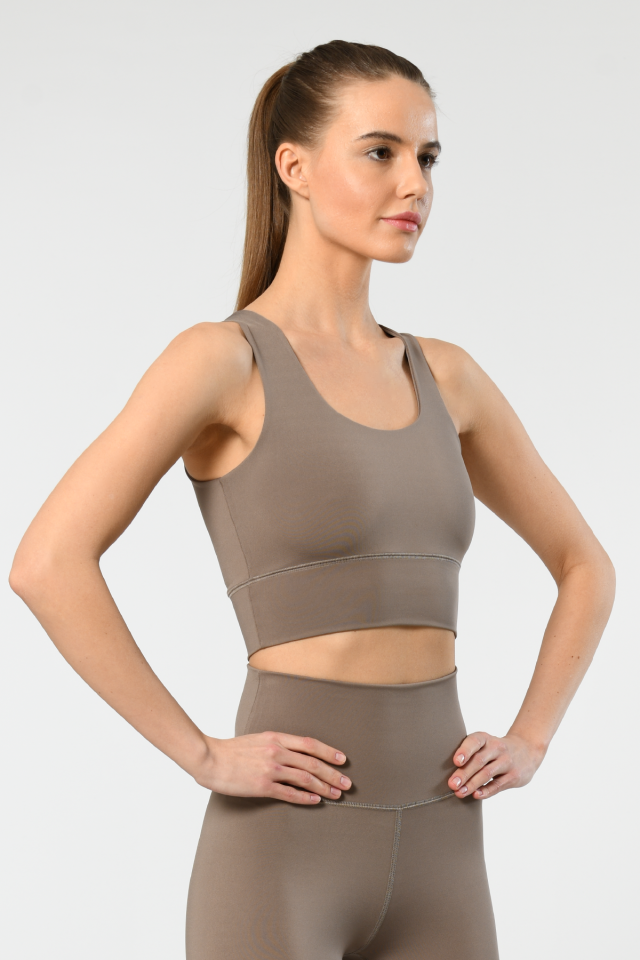 Kadin Havuz Yaka Sporcu Büstiyer