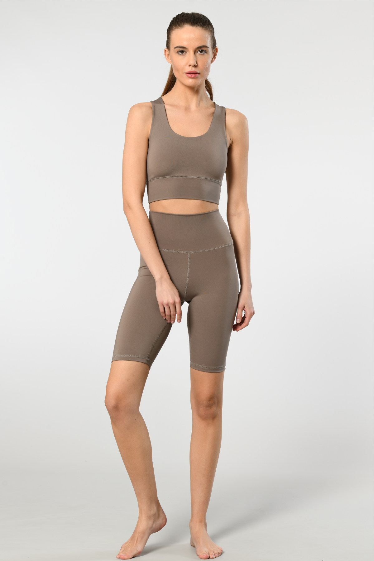 Kadin Süper Yüksek Bel Bisikletçi Tayt