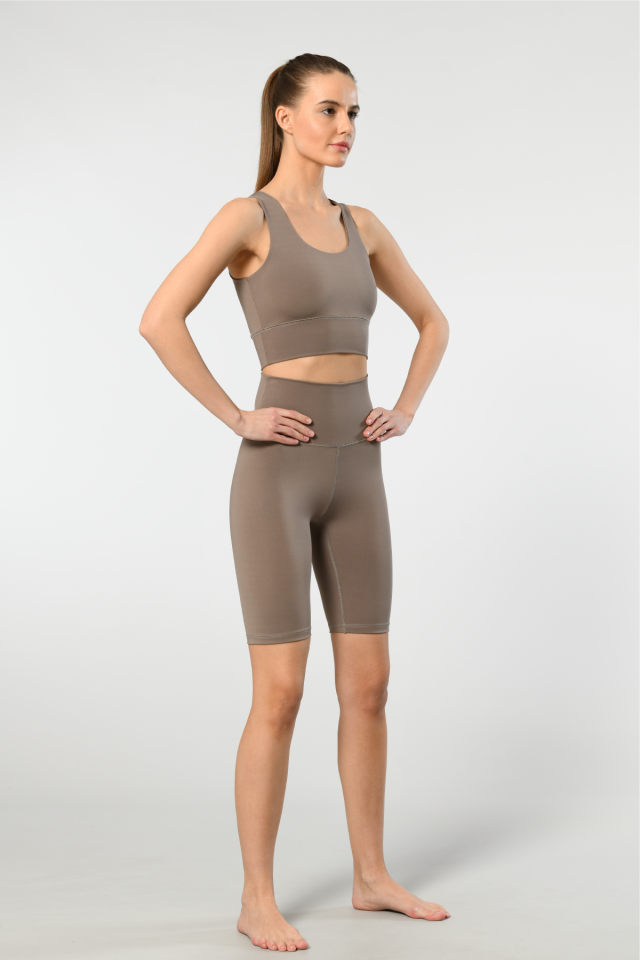 Kadin Süper Yüksek Bel Bisikletçi Tayt