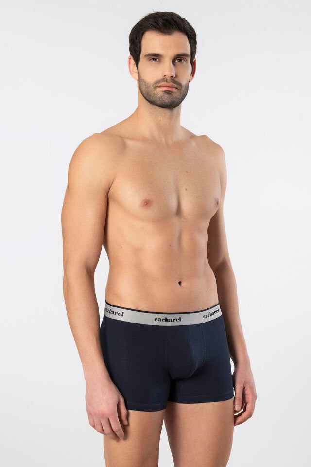 Cacharel Erkek Desenli Likrali Boxer 3'lü Paket