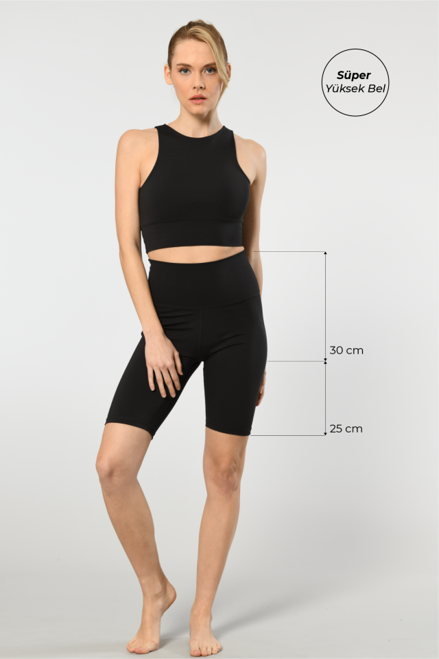 Kadin Süper Yüksek Bel Bisikletçi Tayt