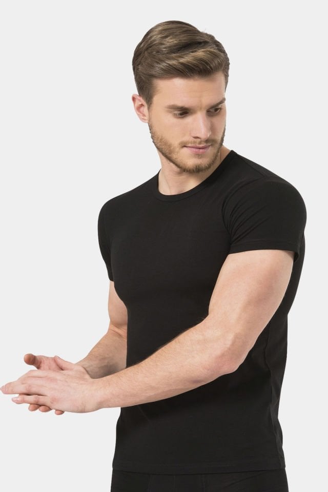 Türen Erkek Likrali T-Shirt