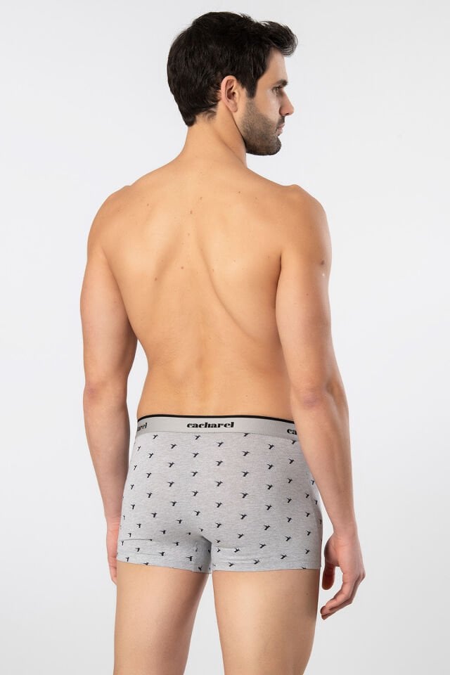 Cacharel Erkek Desenli Likralı Boxer 3'lü Paket