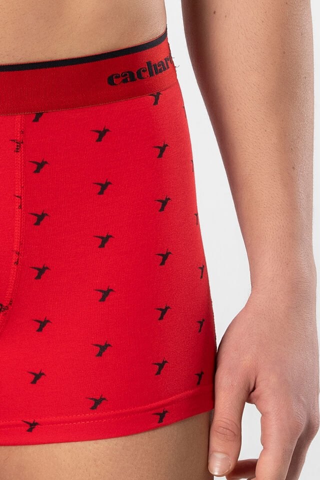 Cacharel Erkek Desenli Likralı Boxer 3'lü Paket