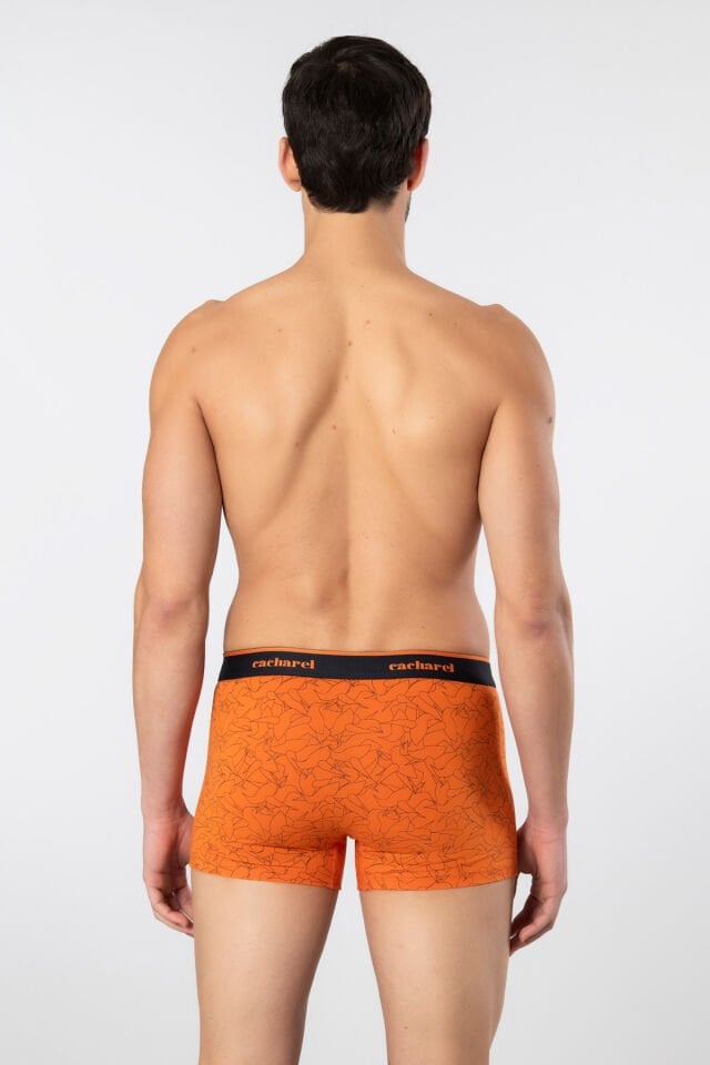 Cacharel Erkek Desenli Likrali Boxer 3'lü Paket