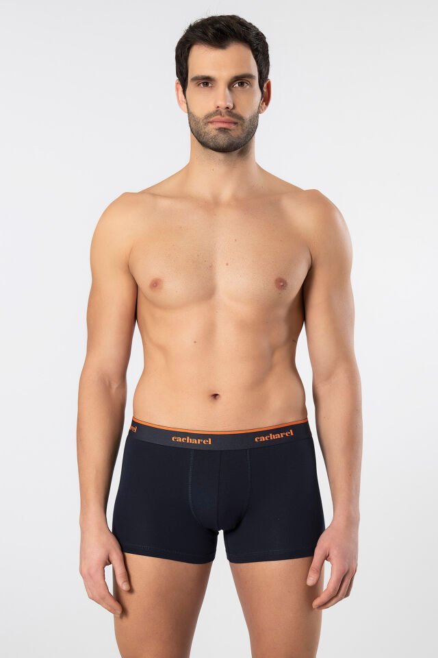 Cacharel Erkek Desenli Likrali Boxer 3'lü Paket