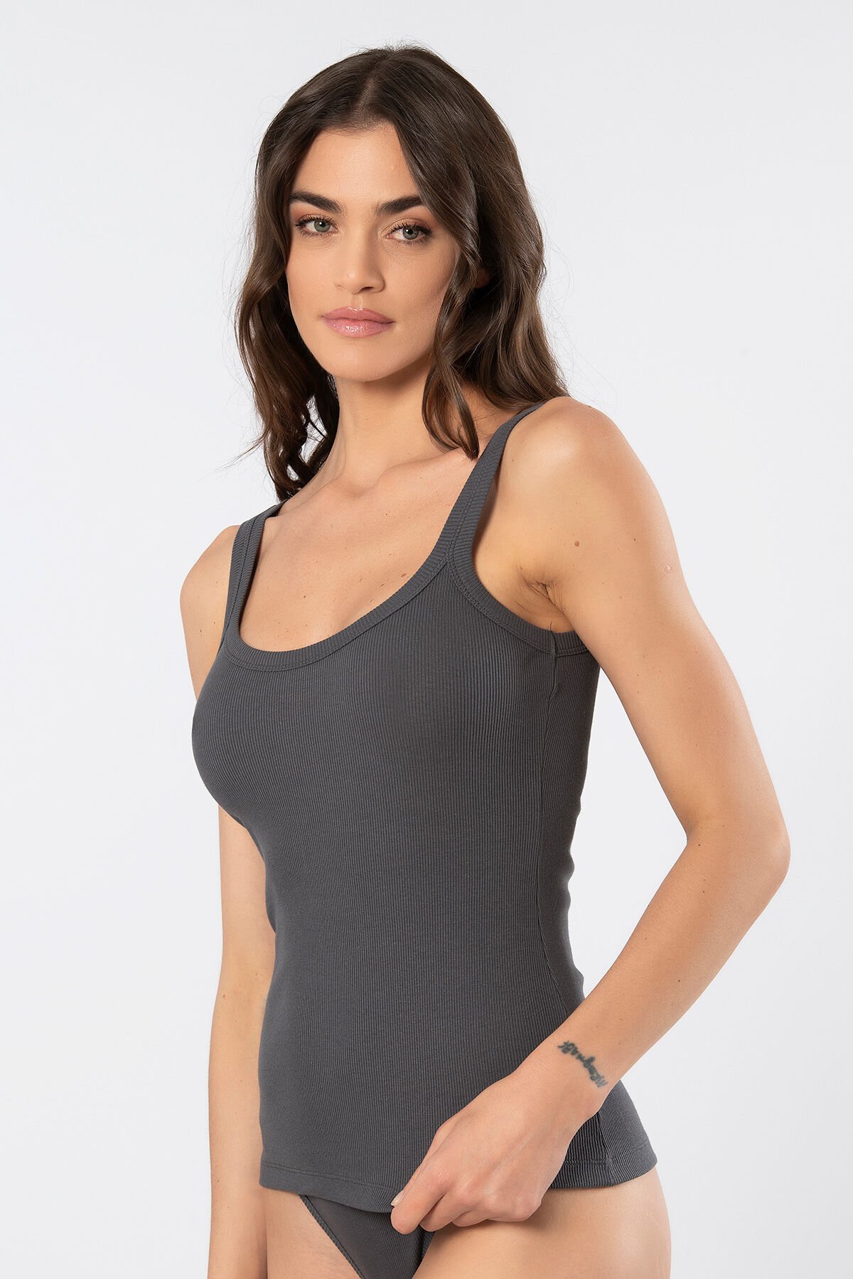 Türen Kadın Askılı Ribana Atlet