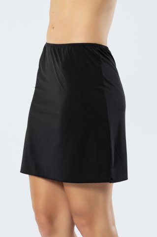 Türen Kadin Beli Lastikli Mikro Mini Jüpon Siyah - L