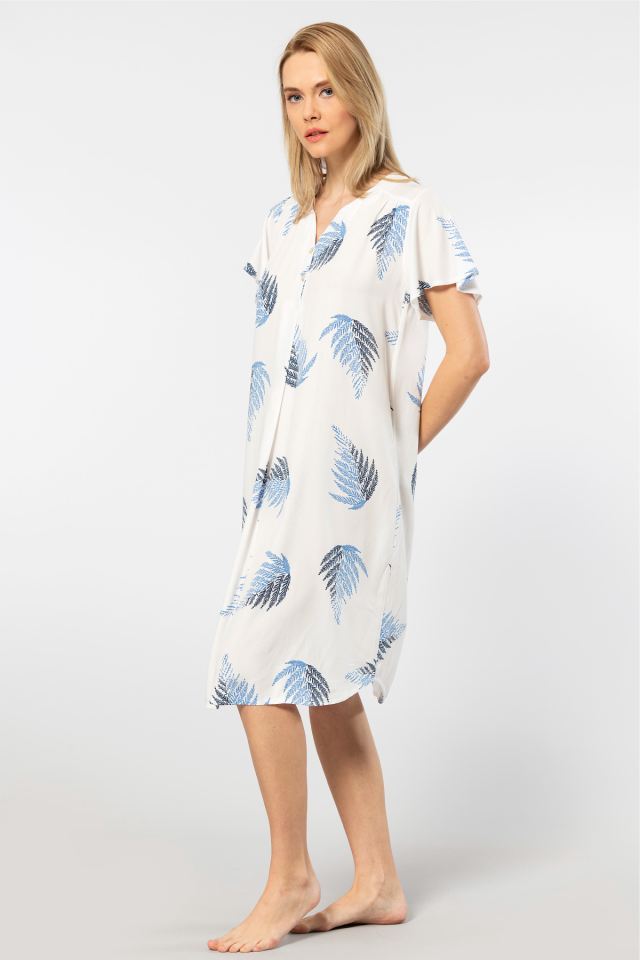 Türen Dokuma Patlı Elbise