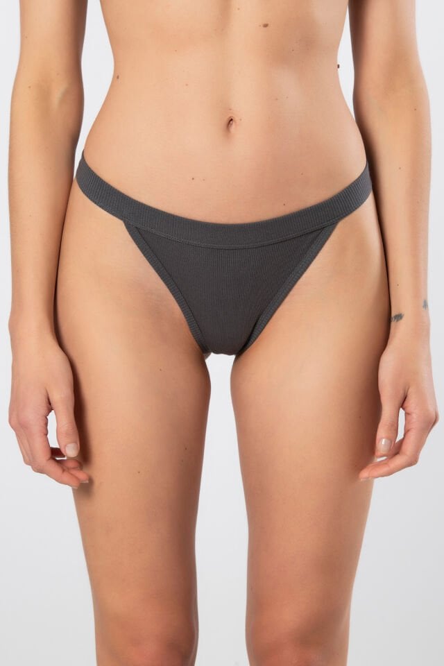 Türen Kadın Likralı Ribana String 2'li Paket