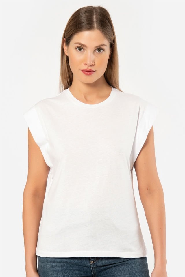 Türen Kadin Vatka Görünümlü T-shirt