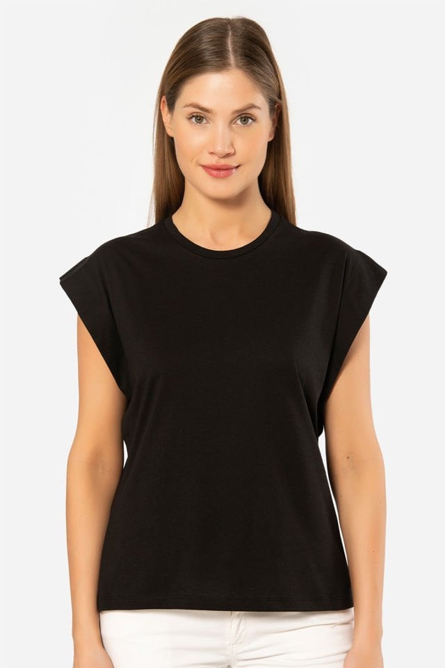 Türen Kadin Vatka Görünümlü T-shirt