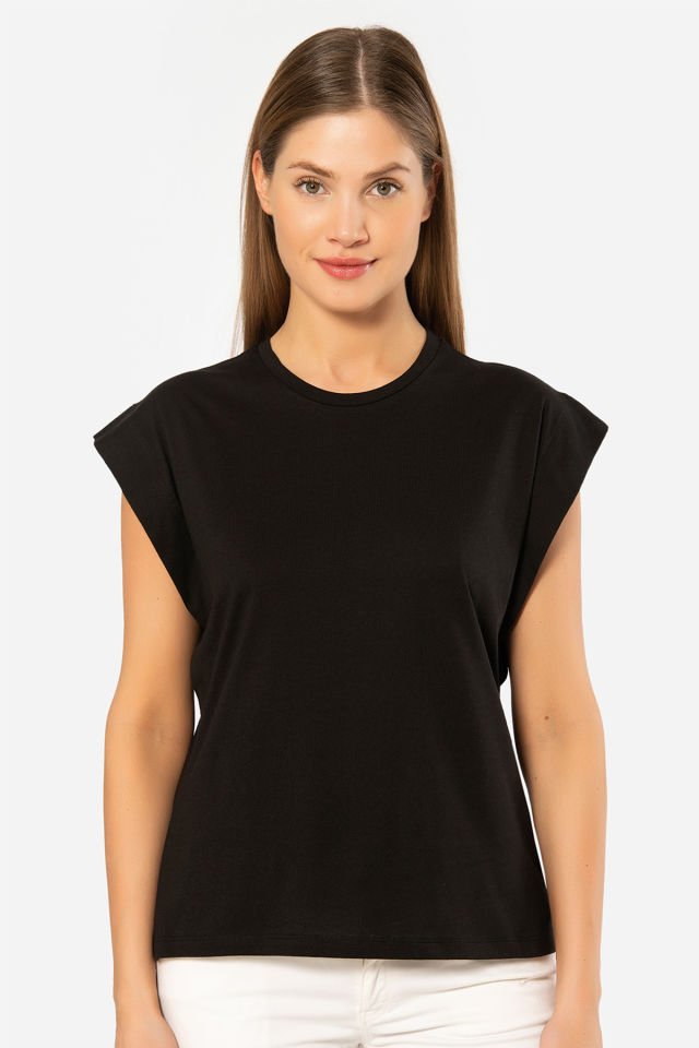 Türen Kadin Vatka Görünümlü T-shirt
